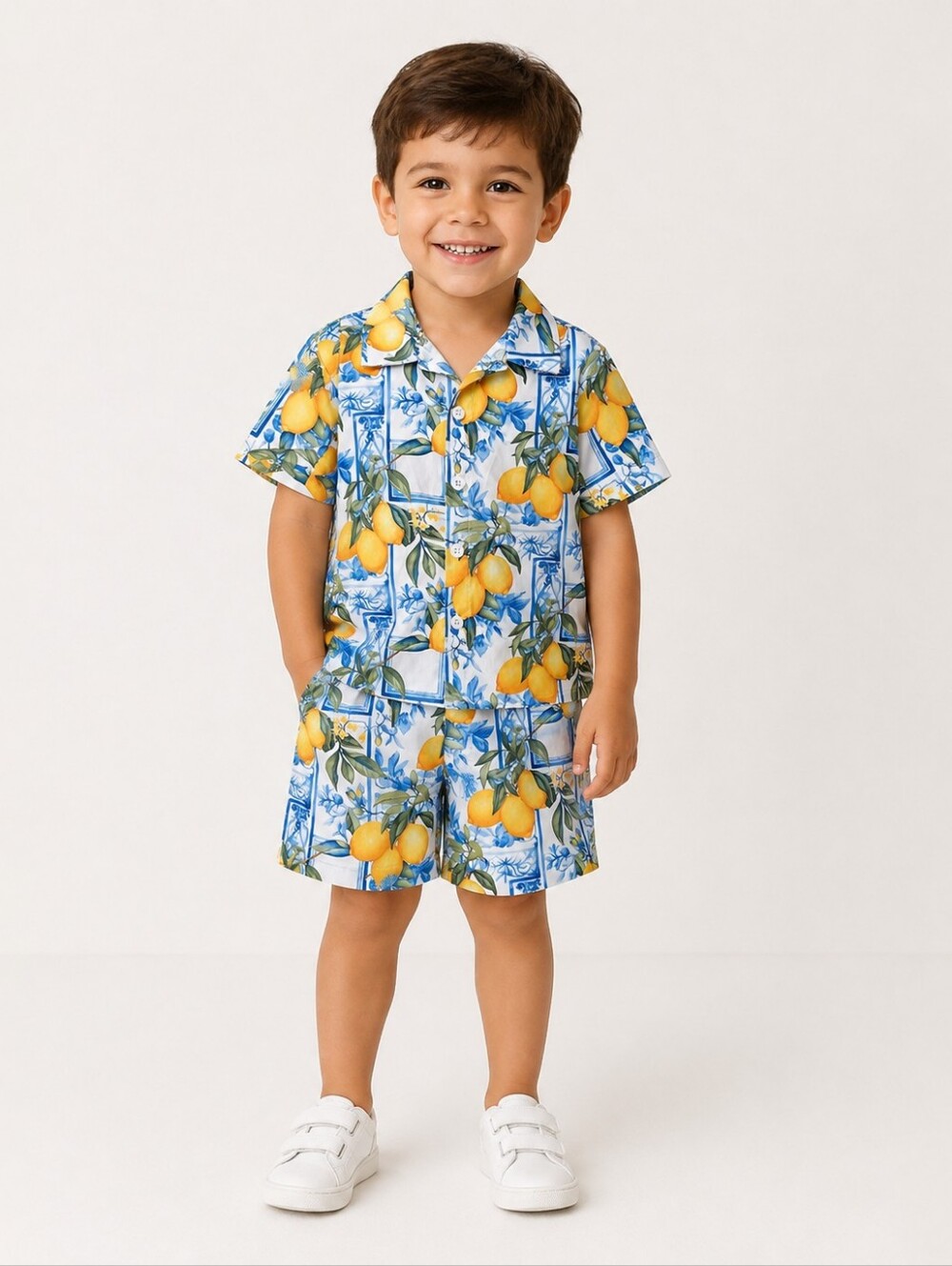 BOUTIQUE BOYS SUNFLOWER SET SZ 4T